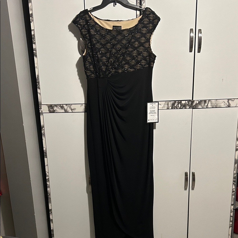 Connected Apparel Black Maxi Dress